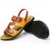 Men's Shoes Outdoor / Office & Career / Athletic / Dress / Casual Leather Sandals Blue / Brown  