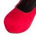 Women's Summer Heels Suede Dress Stiletto Heel Black / Blue / Red