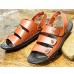 Men's Shoes Outdoor / Office & Career / Athletic / Dress / Casual Leather Sandals Black / Brown / White  