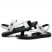 Men's Shoes Outdoor / Office & Career / Work & Duty / Athletic / Dress / Casual Nappa Leather Sandals Black / White  