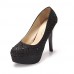Women's Wedding Shoes Heels / Platform / Round Toe Heels Wedding / Office & Career / Party & Evening / Dress