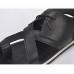   Men's Shoes Casual Leatherette Sandals Black / White  