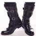 Shoes Outdoor / Office  Career / Party  Evening / Dress / Casual Canvas / Patent Leather Boots Black  