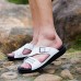 Men's Shoes Outdoor / Office & Career / Athletic / Dress / Casual Nappa Leather Slippers Black / White  