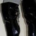 Shoes Outdoor / Office  Career / Party  Evening / Dress / Casual Patent Leather Boots Black  